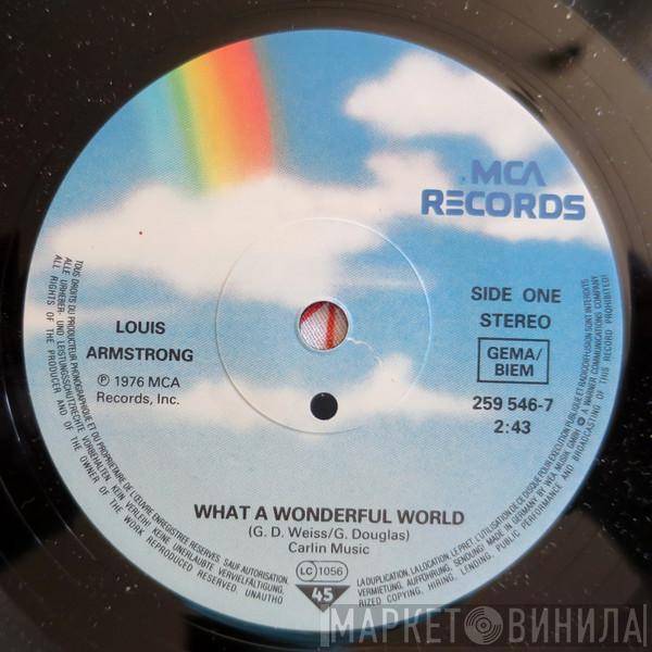 Louis Armstrong  - What A Wonderful World / Cabaret