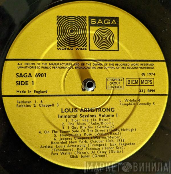 Louis Armstrong - Immortal Sessions Volume 1