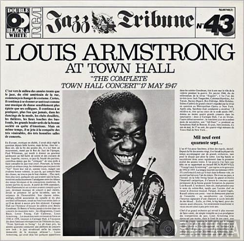 Louis Armstrong - Louis Armstrong At Town Hall "The Complete Town Hall Concert" 17 May 1947