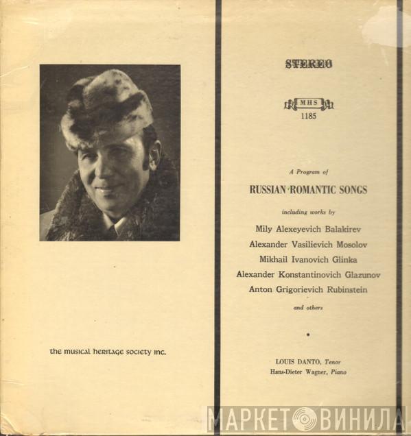 Louis Danto, Hans Dieter Wagner  - Romantic Songs Of Russia