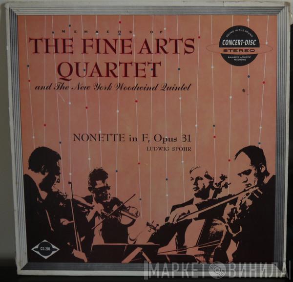 , Louis Spohr , The Fine Arts Quartet  New York Woodwind Quintet  - Nonette In F, Opus 31