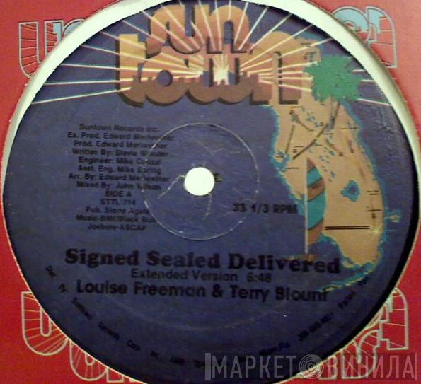 Louise Freeman , Terry Blount - Signed Sealed Delivered