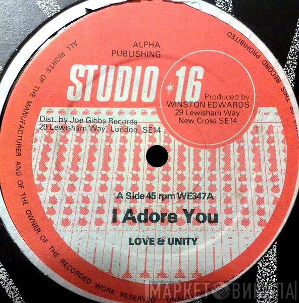 Love & Unity, Captain Desmond - I Adore You  /  Lover In Dance