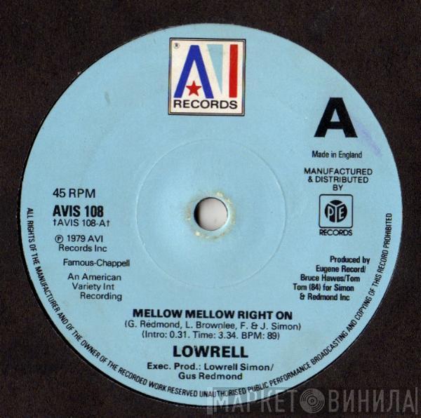 Lowrell Simon - Mellow Mellow Right On