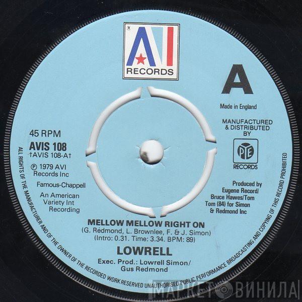 Lowrell Simon - Mellow Mellow Right On