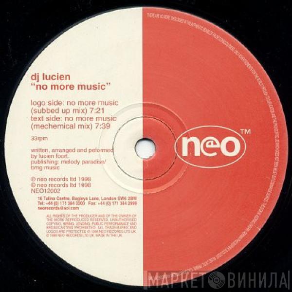Lucien Foort - No More Music