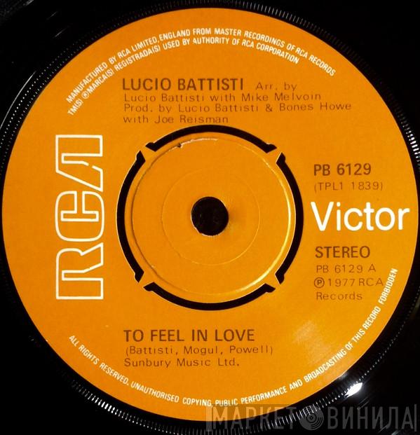  Lucio Battisti  - To Feel In Love