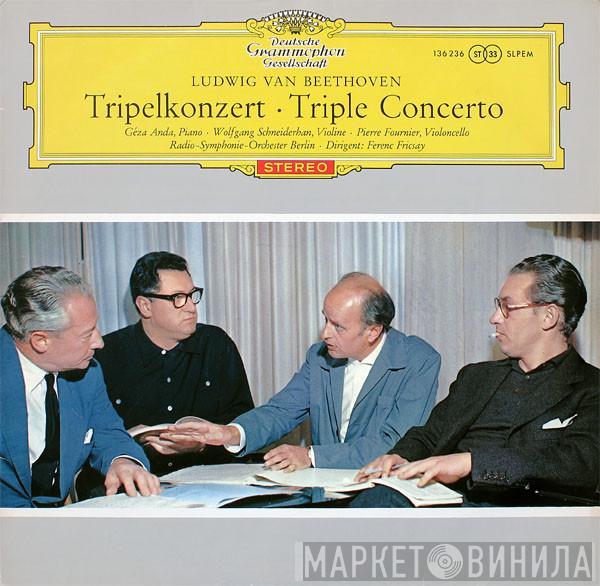 , Ludwig van Beethoven ‧ Géza Anda ‧ Wolfgang Schneiderhan , Pierre Fournier ‧ Radio-Symphonie-Orchester Berlin  Ferenc Fricsay  - Tripelkonzert = Triple Concerto