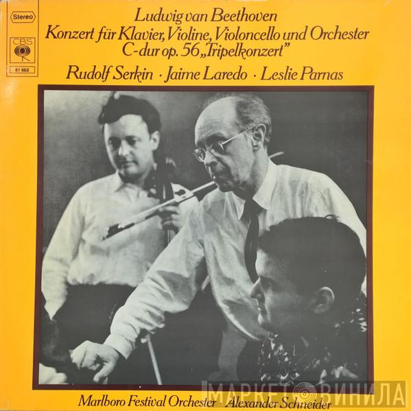, Ludwig van Beethoven . Rudolf Serkin . Jaime Laredo  Leslie Parnas  - Konzert Für Klavier, Violine, Violoncello Und Orchester C-Dur Op.56 Tripelkonzert