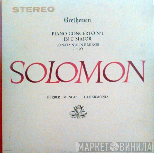 , Ludwig van Beethoven ; Solomon  , Philharmonia Orchestra  Herbert Menges  - Piano Concerto No. 1 • Sonata No. 27