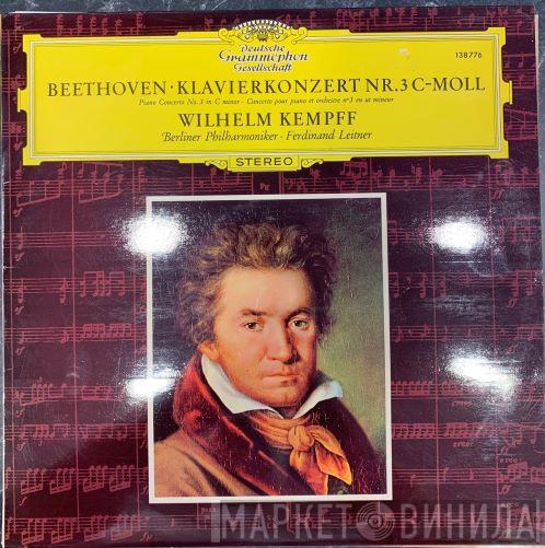 – Ludwig van Beethoven · Wilhelm Kempff · Berliner Philharmoniker  Ferdinand Leitner  - Klavierkonzert Nr. 3 C-moll Op. 37