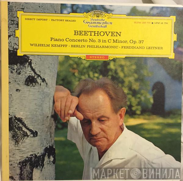 – Ludwig van Beethoven · Wilhelm Kempff · Berliner Philharmoniker  Ferdinand Leitner  - Piano Concerto No. 3 In C Minor, Op. 37