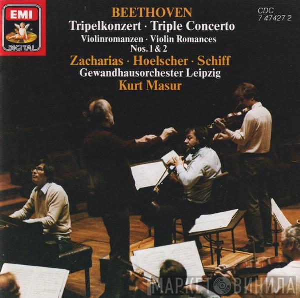 Ludwig van Beethoven, Christian Zacharias, Ulf Hoelscher, Heinrich Schiff, Gewandhausorchester Leipzig, Kurt Masur - Tripelkonzert • Triple Concerto / Violinromanzen • Violin Romances Nos. 1 & 2