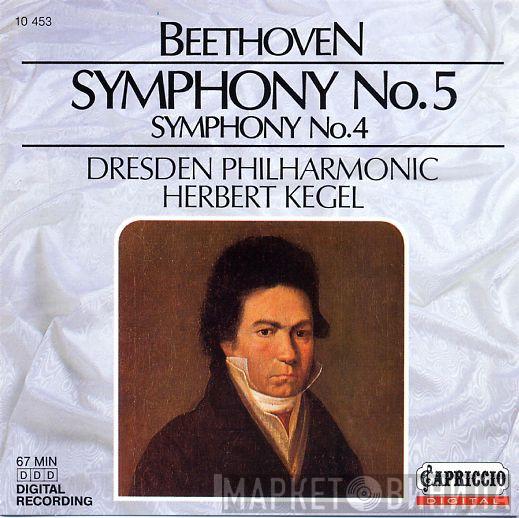 Ludwig van Beethoven, Dresdner Philharmonie, Herbert Kegel - Symphony No.5 / Symphony No.4