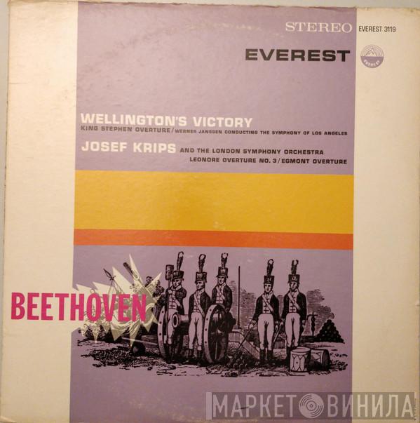 Ludwig van Beethoven, Werner Janssen, The Los Angeles Symphony Orchestra, Josef Krips, The London Symphony Orchestra - Wellington's Victory / King Stephen Overture / Egmont Overture / Leonore Overture No. 3