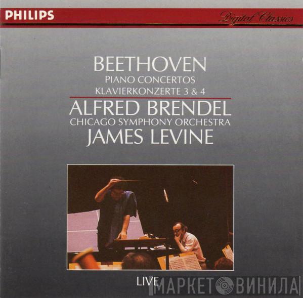 , Ludwig van Beethoven , Alfred Brendel , The Chicago Symphony Orchestra  James Levine   - Piano Concertos Nos. 3 & 4