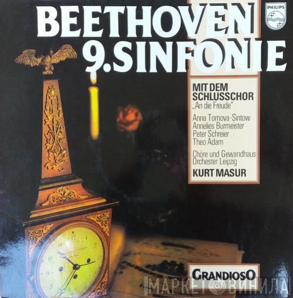 , Ludwig van Beethoven , Anna Tomowa-Sintow , Annelies Burmeister , Peter Schreier , Theo Adam & Rundfunkchor Leipzig , Gewandhausorchester Leipzig  Kurt Masur  - Beethoven 9.Sinfonie