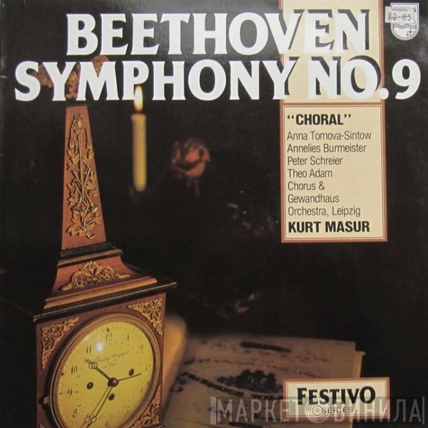 Ludwig van Beethoven, Anna Tomowa-Sintow, Annelies Burmeister, Peter Schreier, Theo Adam, Rundfunkchor Leipzig, Gewandhausorchester Leipzig, Kurt Masur - Symphony No. 9 "Choral"