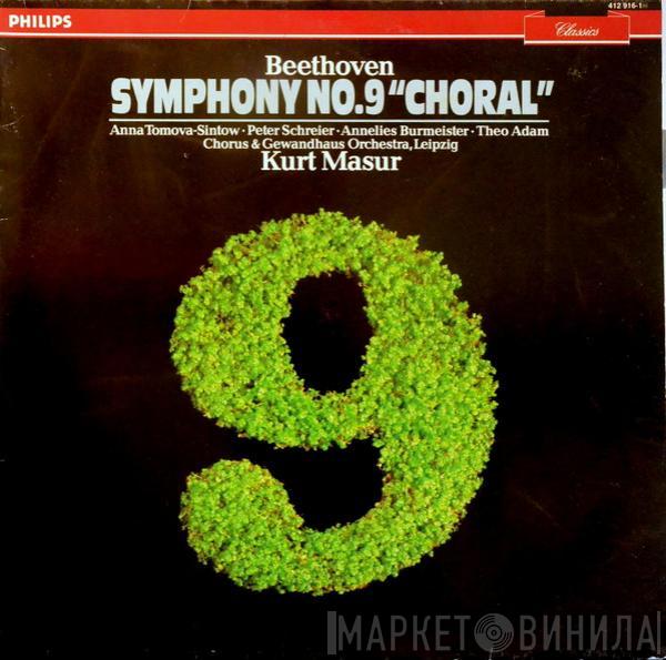 Ludwig van Beethoven, Anna Tomowa-Sintow, Peter Schreier, Annelies Burmeister, Theo Adam, Rundfunkchor Leipzig, Gewandhausorchester Leipzig, Kurt Masur - Symphony No.9 "Choral"