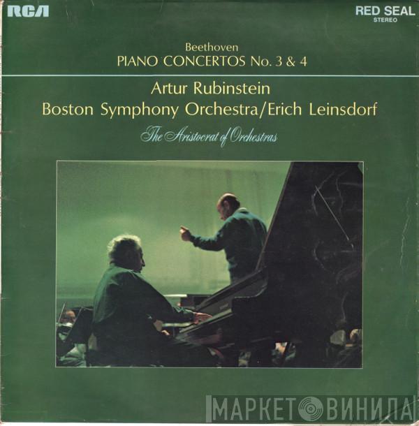 Ludwig van Beethoven, Arthur Rubinstein, Boston Symphony Orchestra, Erich Leinsdorf - Piano Concertos No. 3 & 4