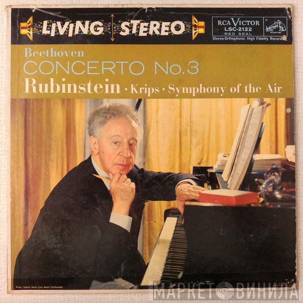 , Ludwig van Beethoven , Arthur Rubinstein , Josef Krips  Symphony Of The Air  - Concerto No. 3, In C Minor, Op. 37