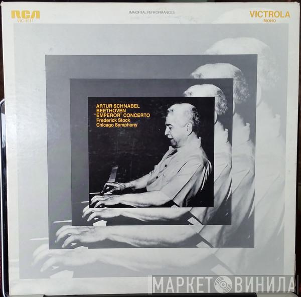 , Ludwig van Beethoven , Artur Schnabel , Frederick Stock  The Chicago Symphony Orchestra  - "Emperor" Concerto
