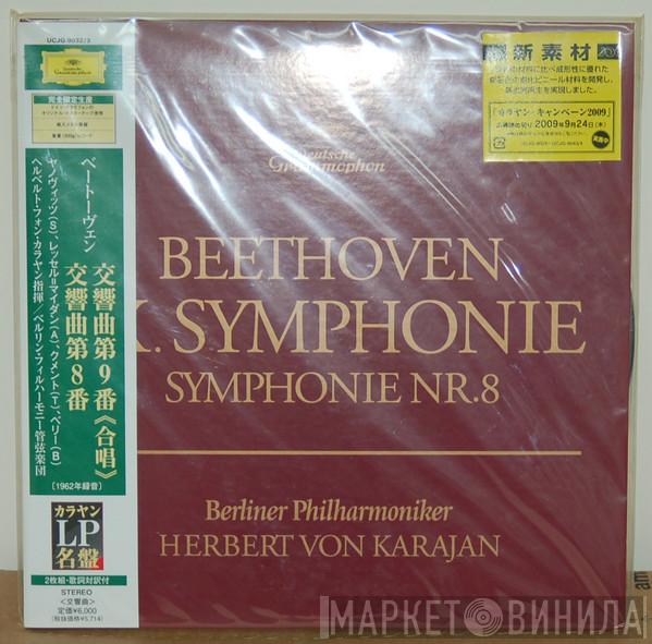 , Ludwig van Beethoven , Berliner Philharmoniker  Herbert von Karajan  - Symphonien 8 & 9