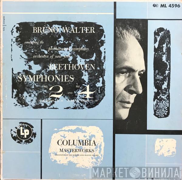 Ludwig van Beethoven, Bruno Walter, The New York Philharmonic Orchestra - Symphonies No 2 In D Major, Op. 36 And No 4 In B-Flat Major, Op. 60