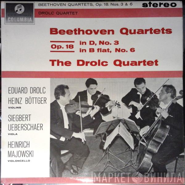 , Ludwig van Beethoven , Drolc-Quartett , Eduard Drolc , Heinz Böttger , Siegbert Ueberschaer  Heinrich Majowski  - Beethoven Quartets, Op. 18 Nos. 3 & 6