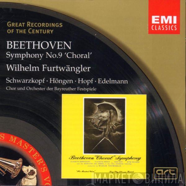 Ludwig van Beethoven, Elisabeth Schwarzkopf, Elisabeth Höngen, Hans Hopf, Otto Edelmann, Chor der Bayreuther Festspiele, Orchester der Bayreuther Festspiele, Wilhelm Furtwängler - Symphony No.9 ‘Choral’