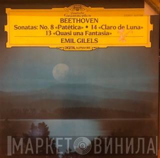 – Ludwig van Beethoven  Emil Gilels  - Sonatas: No. 8 Patética . 14 Claro de Luna 13 Quasi una Fantasia