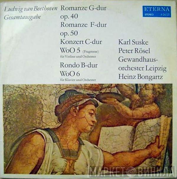- Ludwig van Beethoven , Gewandhausorchester Leipzig , Heinz Bongartz , Karl Suske  Peter Rösel  - Romanze G-dur Op. 40, Romanze F-dur Op. 50, Konzert C-dur WoO 5,  Rondo B-dur WoO 6