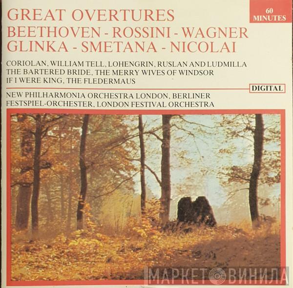 , Ludwig van Beethoven , Gioacchino Rossini , Richard Wagner , Mikhail Ivanovich Glinka , Bedřich Smetana  Otto Nicolai  - Great Overtures