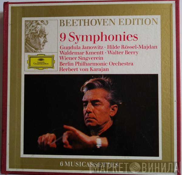 , Ludwig van Beethoven , Herbert von Karajan  Berliner Philharmoniker  - 9 Symphonies