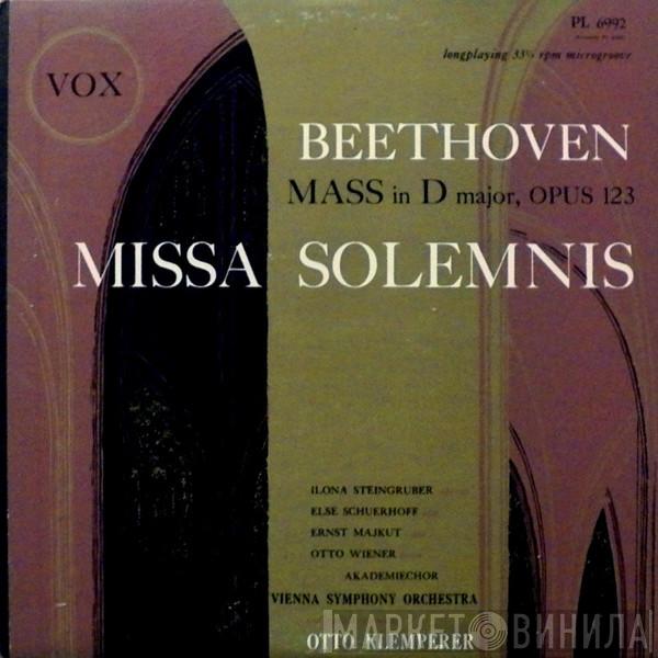 - Ludwig van Beethoven , Ilona Steingruber , Else Schürhoff , Erich Majkut , Otto Wiener , Wiener Akademie Kammerchor , Wiener Symphoniker  Otto Klemperer  - Missa Solemnis (Mass In D Major, Opus 123)