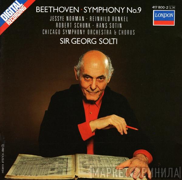 , Ludwig van Beethoven , Jessye Norman , Reinhild Runkel , Robert Schunk , Hans Sotin & The Chicago Symphony Orchestra , Chicago Symphony Chorus  Georg Solti  - Symphony No. 9