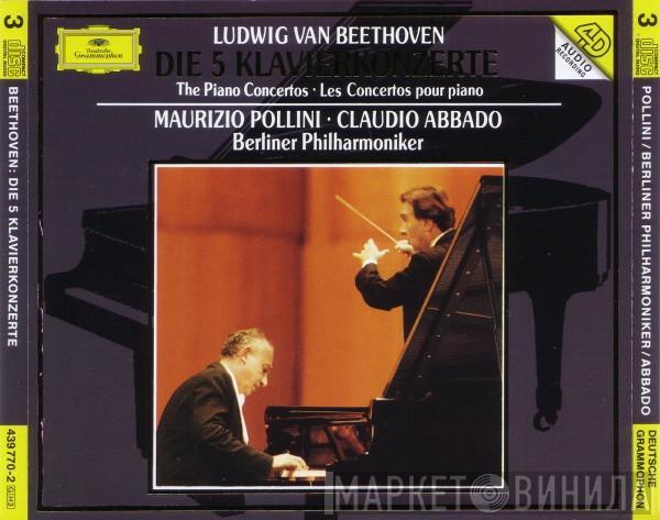 Ludwig van Beethoven, Maurizio Pollini, Claudio Abbado, Berliner Philharmoniker - Die 5 Klavierkonzerte = The Piano Concertos = Les Concertos Pour Piano