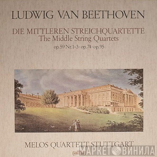 Ludwig van Beethoven, Melos Quartett - Die Mittleren Streichquartette Op. 59 Nr.1-3  Op.74  Op.95