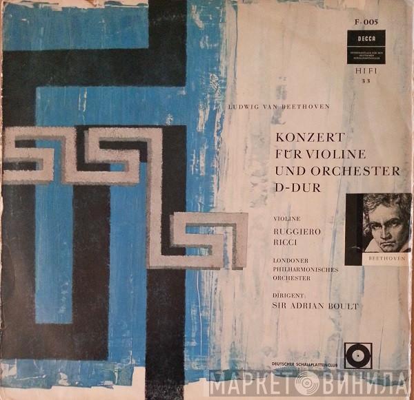 - Ludwig van Beethoven , Ruggiero Ricci , The London Philharmonic Orchestra  Sir Adrian Boult  - Konzert Für Violine Und Orchester D-Dur