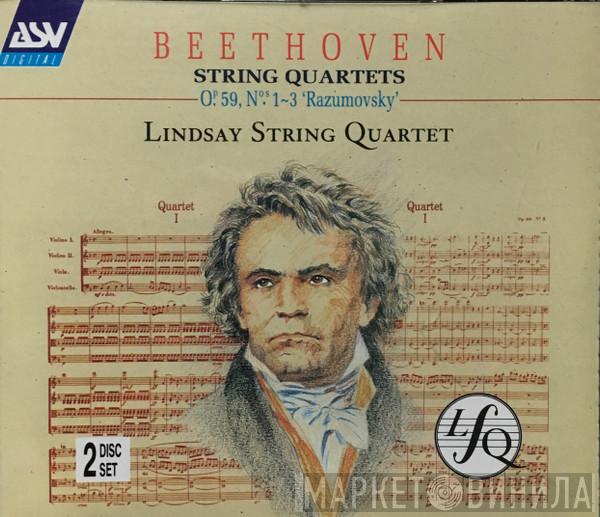 Ludwig van Beethoven, The Lindsays - String Quartets Op.59 Nos. "1-3 Razumovsky"