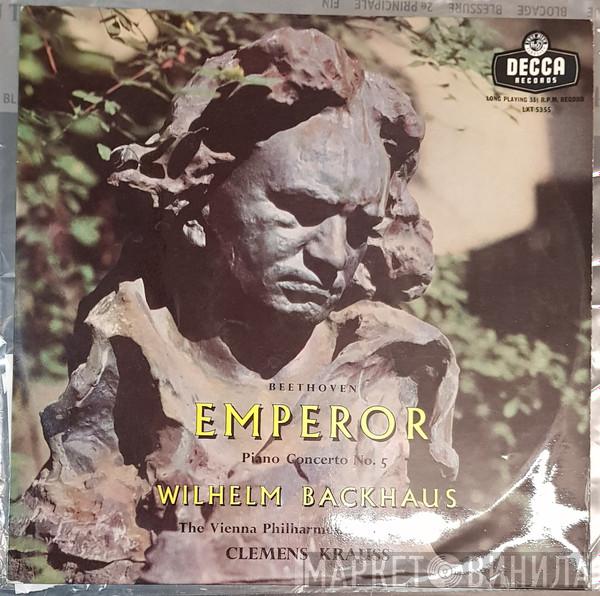 , Ludwig van Beethoven , Wilhelm Backhaus , Wiener Philharmoniker  Clemens Krauss  - Emperor Piano Concerto No.5 In E Flat Major For Piano And Orchestra