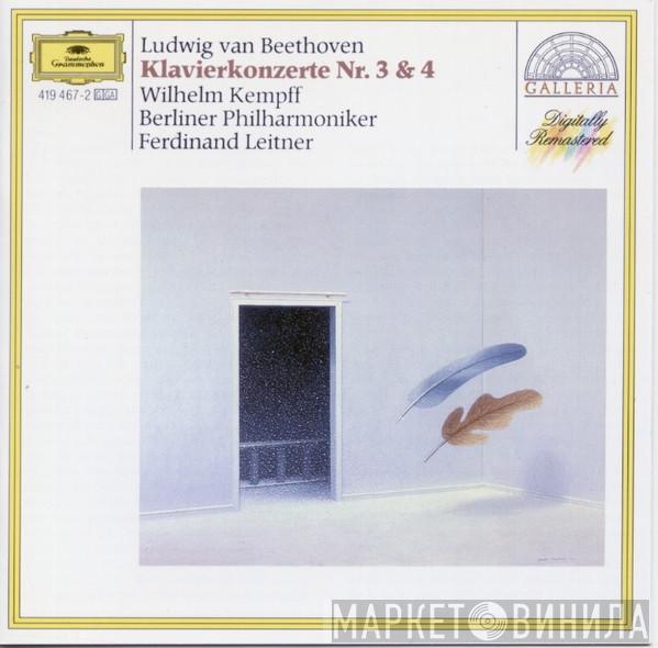 Ludwig van Beethoven, Wilhelm Kempff, Berliner Philharmoniker, Ferdinand Leitner - Piano Concertos Nos 3 & 4