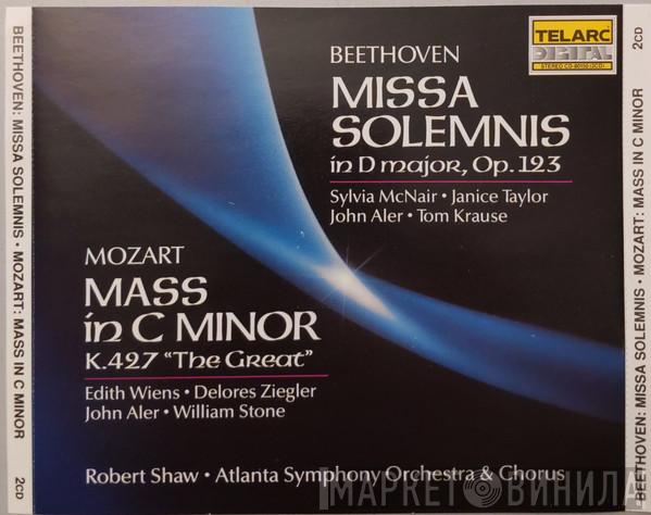 Ludwig van Beethoven Wolfgang Amadeus Mozart Atlanta Symphony Orchestra Atlanta Symphony Chorus Robert Shaw  - Missa Solemnis In D Major, Op.123 / Mass In C Minor K.427 "The Great"