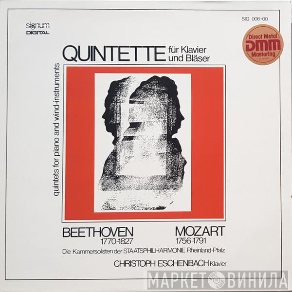 , Ludwig van Beethoven , Wolfgang Amadeus Mozart , Die Kammersolisten Der Staatsphilharmonie Rheinland-Pfalz  Christoph Eschenbach  - Quintette für Klavier und Bläser