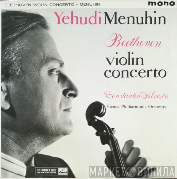 , Ludwig van Beethoven , Yehudi Menuhin , Constantin Silvestri  Wiener Philharmoniker  - Violin Concerto
