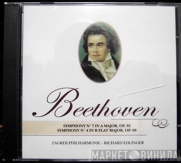 Ludwig van Beethoven Zagrebačka Filharmonija Richard Edlinger  - Symphony Nº 7 In A Major, Op. 92 / Symphony Nº 4 In B Flat Major, Op. 60