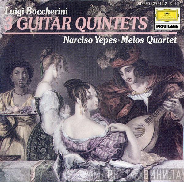 Luigi Boccherini, Narciso Yepes, Melos Quartett - 3 Guitar Quintets