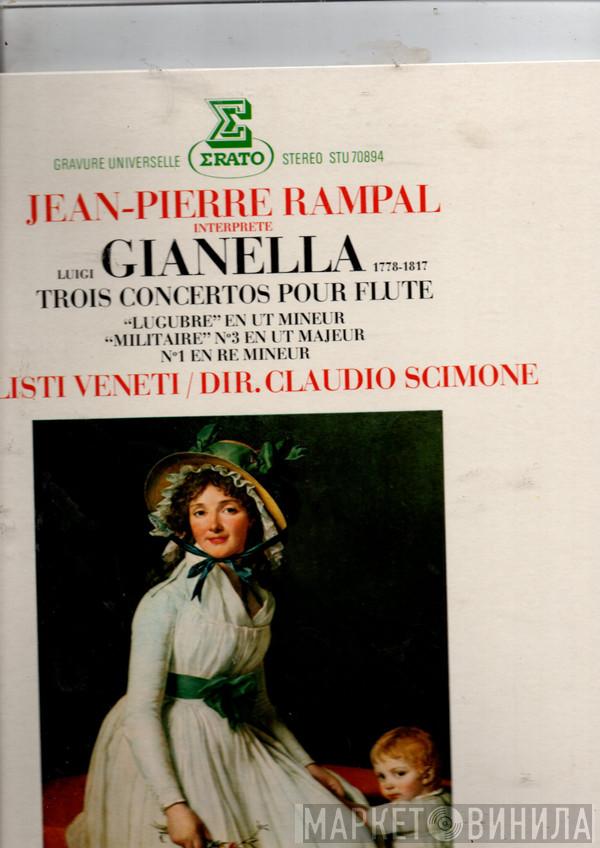 , Luigi Gianella , Jean-Pierre Rampal , I Solisti Veneti  Claudio Scimone  - Trois Concertos Pour Flûte
