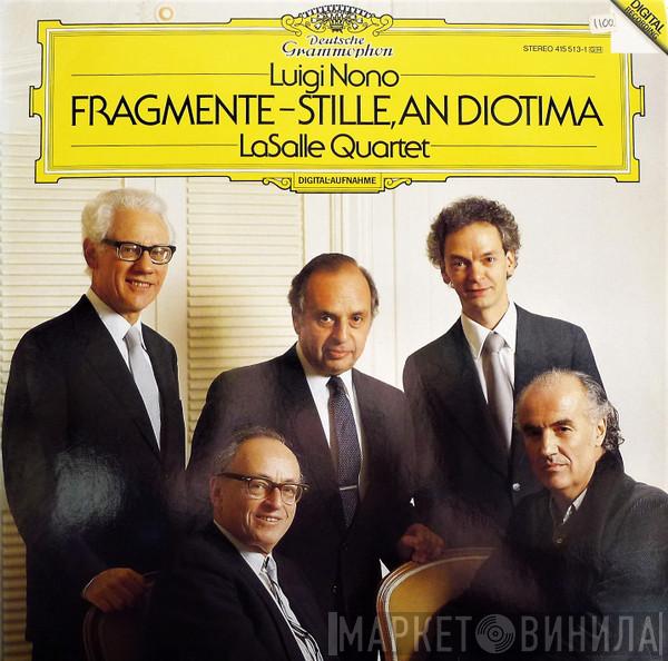 - Luigi Nono  Lasalle Quartet  - Fragmente – Stille, An Diotima