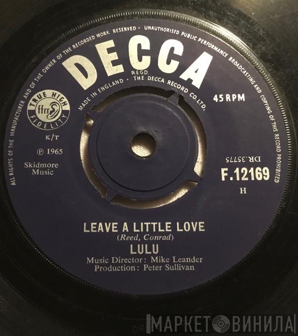  Lulu  - Leave A Little Love